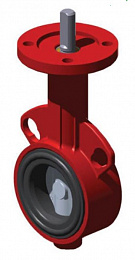 клапан дисковый поворотный vf209w-150cn, dn150, kvs1591, dp 1200кпа Schneider Electric. Вид 1