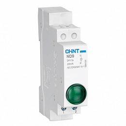 Индикатор ND9-1/y  желтый , AC/DC230В (LED) (R) CHINT. Вид 1
