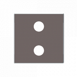 8555.2 TP Накладка для механизма 2RCA, SKY, Тауп ABB. Вид 1