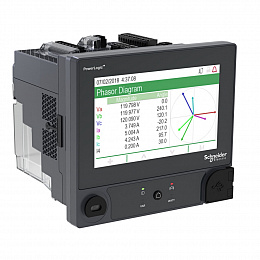 Счетчик ion9200, крепление на din-рейку, жк дисплей 192 мм, монтажный адаптер Schneider Electric. Вид 1