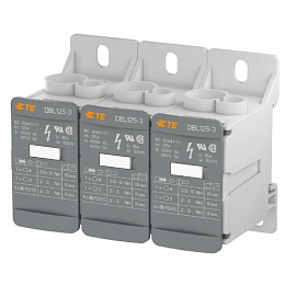 Блок DBL125-3 распределительный, 125А, 3 - полюсный TYCO. Вид 1