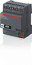 BA-M-0.4.1  Жалюзи активатор free@home, 4-канальный, 220В ABB. Вид 1