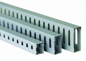 Короб перфорированный, серый RL75 15x60 DKC. Вид 1