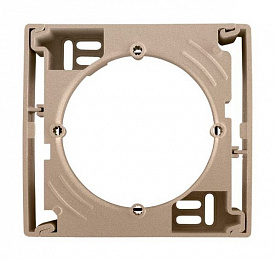 Коробка для наружного монтажа, одиночная (титан) Sedna Schneider Electric. Вид 1