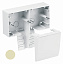 Tml-e-коробка двойная г-крышка беж Schneider Electric. Вид 1.