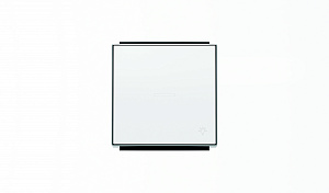 8504.4 BL Клавиша для 1-клавишных выкл./перекл./кнопок с символом СВЕТ и линзой подсветки,серия SKY, альпийский белый ABB. Вид 1