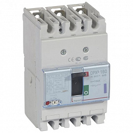 DPX3 160 Термо-магнитный 3-полюсный автомат 100А, 50kA Legrand. Вид 1