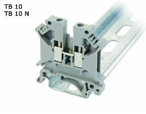 Клеммник винтовой 10мм.кв., серый, (1уп-30шт) Провенто. Вид 1