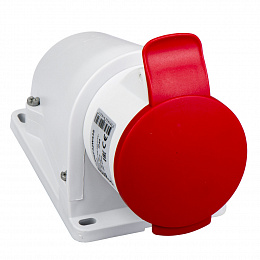 Розетка настенная винт 32а 380-415 3P-N-E IP44 Schneider Electric. Вид 1