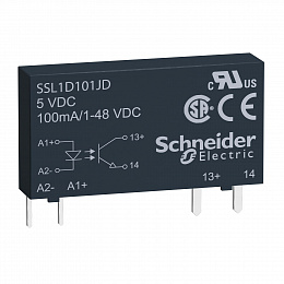 Твердотельное реле, 1 фаза, 100ма ssl1d101nd Schneider Electric. Вид 1