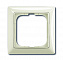 2511-99-507 Рамка 1-постовая с декоративной накладкой (мейзон/бежевый) Basic 55 ABB. Вид 1.