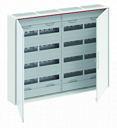 CA45RZ1 Шкаф 192 М навесной IP44, 800x1050x160 с расст. между DIN-рейками 150 мм и винтовыми клеммами N/PE CA45RZ1 ABB. Вид 1