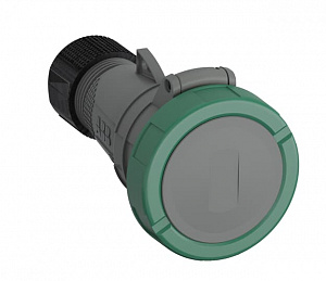 Розетка кабельная easy&safe 332ec10w, 32а, 3p+e, ip67, 10ч ABB. Вид 1