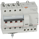 DX3 Дифф. автомат 4-полюсный, 50A, 30mA, тип АC, 6kA (хар-ка C) Legrand