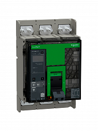 NS800H Автоматический выключатель 3-полюсный, 800А, MIC 2.0A, 70 kA Schneider Electric. Вид 1