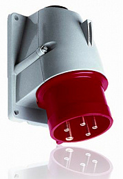 416 BS6 Вилка для монтажа на поверхность 16A, 3P+N+E, IP44 ABB. Вид 1