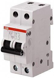 SH201 C13NA Автоматический выключатель 1P+N, 13А, 6kA (хар-ка C) ABB. Вид 1