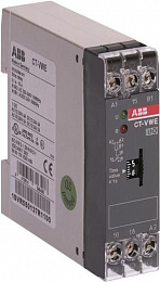 CT-VWE Реле времени (с проскальз. при замык.) 24B AC/DС, 220-240 В AC (временной диапазон 0,3с..30с.) 1ПК  ABB. Вид 1