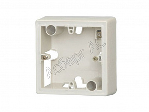 Коробка для накладного монтажа 1 пост (белый) Cariva Legrand. Вид 1