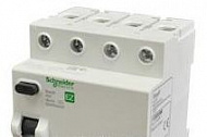 Блок утечки тока 4-полюсный, 63A, 30mA, тип АC (УЗО) EASY 9 Schneider Electric