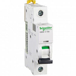 iC65N 1P 10А Автоматический выключатель 1-полюсный, 10А, 6кА (хар-ка C) Schneider Electric. Вид 1