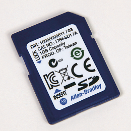 Карта памяти Secure Digital (SD) 1 ГБ для L7 Allen Bradley. Вид 1