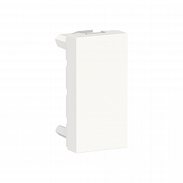 Заглушка, 1 модуль (белая) Unica Modular Schneider Electric. Вид 1