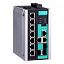 10-портовый управляемый коммутатор: 7х10/100 BaseT Ethernet, 3 комбо-порта Gigabit Ethernet MOXA. Вид 1.