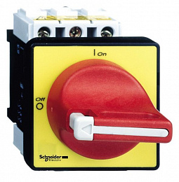 Главный аварийный выключатель-разъединитель для установки на дверь 3-пол. 40А, 3НО, 690В АС 50/60Гц Schneider Electric. Вид 1