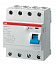 F204 A 80/500 Блок утечки тока 4-полюсный, 80А, 500mA, тип A (УЗО) ABB. Вид 1.
