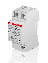 OVR T2 1N 40 275 P QS Ограничитель перенапряжения 1P+N, тип 2, 275В, 40kA (сменные картриджи) ABB. Вид 1