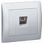 Накладка для 775938 TF и комп. розеток (белый) Галея  Legrand. Вид 1.