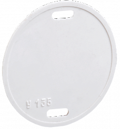 У-135 Бирка кабельная маркировочная (круг 55мм) ИЭК. Вид 1