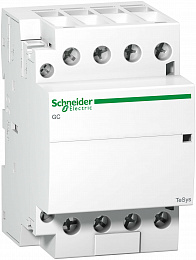 Модульный контактор 4полюса (4но).40а. цепь управления 24в 50гц Schneider Electric. Вид 1