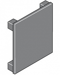 Заглушка отверстия 72x72мм для щитовых приборов (10шт) ABB. Вид 1