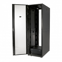 Монтажный шкаф NetShelter SX 42U 600x1070mm с черными бортами Schneider Electric. Вид 1