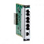 Интерфейсный модуль c 1 x 10/100BaseTX портом (разъем RJ45) и 3 х 100BaseFX портами, -40...+75C MOXA. Вид 1.