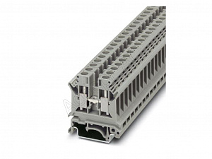 UK 6 N Проходная клемма 6 мм² (серый) на DIN-рейку Phoenix Contact. Вид 1