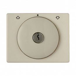 Накладка с замком к жалюзийному замочному выключателю (белый, глянцевый) Arsys Berker. Вид 1