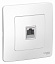 Розетка RJ45 компьютерная, С/У, в сборе (белый) Blanca Systeme Electric. Вид 1.