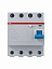 F204 AC 40/30 Блок утечки тока 4-полюсный, 40A, 30mA, тип АC (УЗО) ABB. Вид 2.