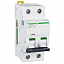 iC65N 2P 2A Автоматический выключатель 2-полюсный, 2А, 6кА (хар-ка C) Schneider Electric. Вид 1.