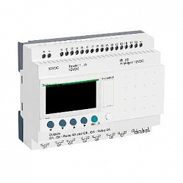 Интеллектуальное реле 16-I/10-O 12В DC Schneider Electric. Вид 1