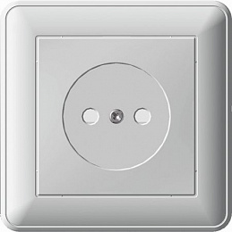 Розетка без заземления со шторками, 16А, в сборе (слоновая кость) Wessen 59 Systeme Electric. Вид 1