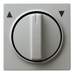 Накладка на жалюзийный выключатель (серый) S-Color Gira. Вид 1