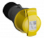 Розетка кабельная easy&safe 216ec4,16а,2p+e,ip44,4ч ABB. Вид 1.