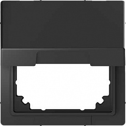 Адаптер с крышкой для интеграции system m в d-life (антрацит) Merten D-Life Schneider Electric. Вид 1