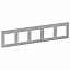 Рамка 5-постовая универсальная (Алюминий) Valena LIFE Legrand. Вид 1.