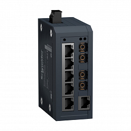 Коммутатор неуправляемый Modicon, 6TX/2FX-SM Schneider Electric. Вид 1