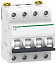 iK60N 4P 6A Автоматический выключатель 4-полюсный, 6А, 6kA (хар-ка C) Schneider Electric. Вид 1.
